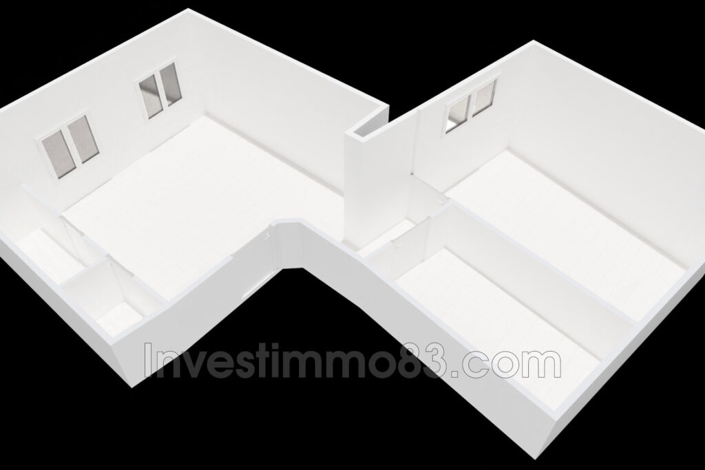 Au c½ur de PERTUIS, proche de toutes les commodités, dans un e – 3 pièces – 2 chambres – 42.28 m²