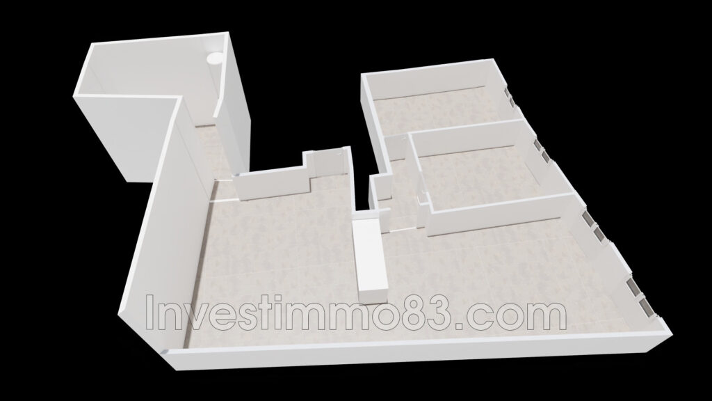 Au c½ur de PERTUIS, proche de toutes les commodités, dans un e – 3 pièces – 2 chambres – 70.16 m²