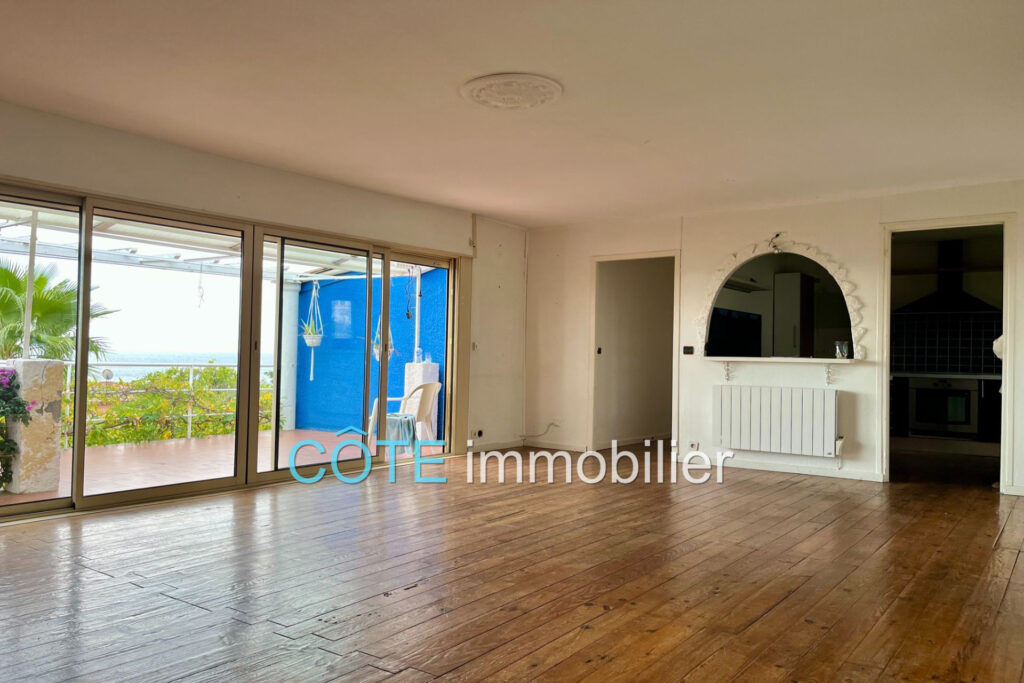 Collines Golfe juan, maison vue mer 100m² – 4 pièces – 2 chambres – 100.00 m²
