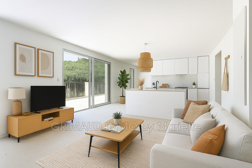 Appartement spacieux de 107 m², à deux pas des plages – 4 pièces – 3 chambres – 107.43 m²