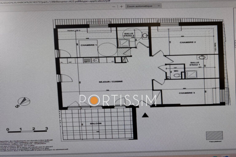 vente appartement 4 Pièce(s) – 4 pièces – 3 chambres – 98.10 m²