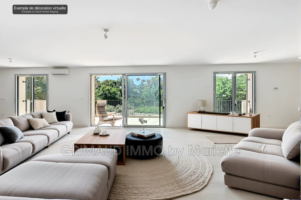 Appartement spacieux de 107 m², à deux pas des plages – 4 pièces – 3 chambres – 107.43 m²