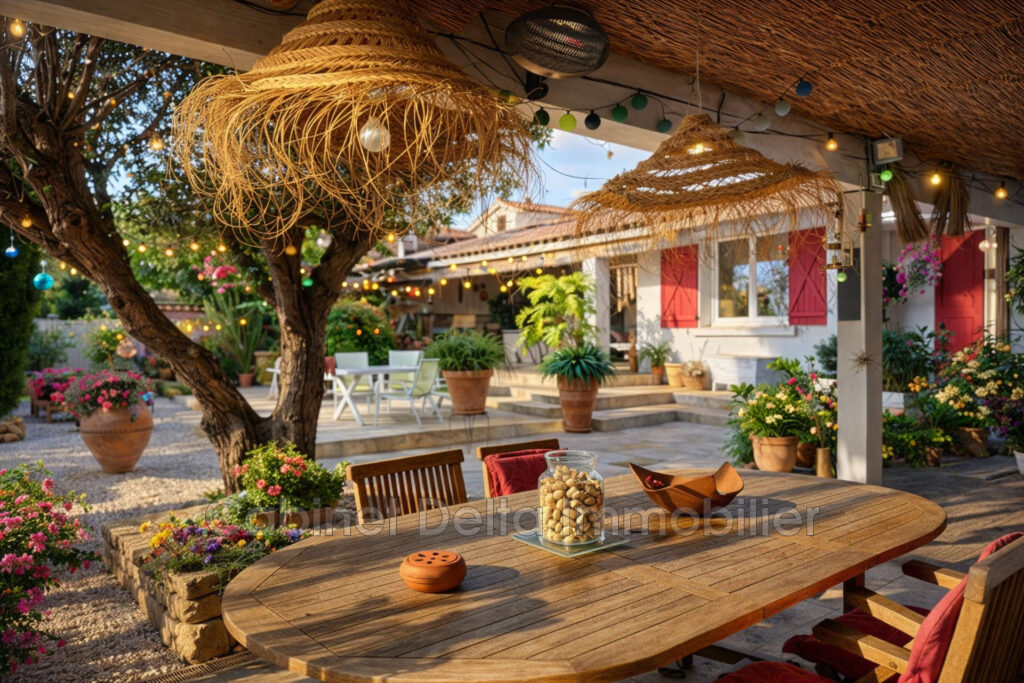 Villa à Sanary, située dans un cadre verdoyant, proche des éco – 6 pièces – 4 chambres – 142.00 m²