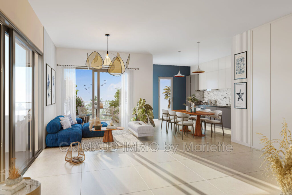 vente appartement 2 Pièce(s) – 2 pièces – 1 chambre – 40.73 m²