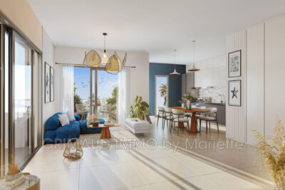 vente appartement 2 Pièce(s) – 2 pièces – 1 chambre – 40.73 m²