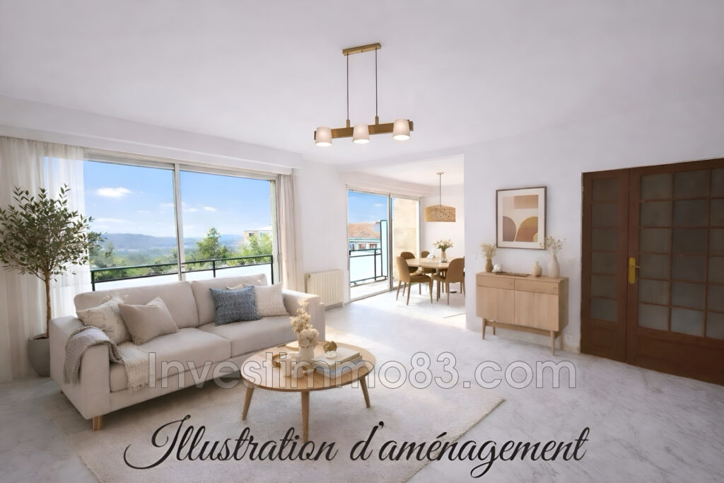 vente appartement 3 Pièce(s) – 3 pièces – 2 chambres – 89.00 m²