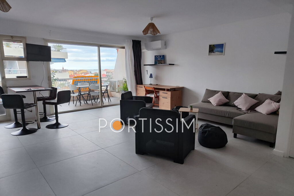Cros de Cagnes appartement 2 pièces vue mer – 2 pièces – 1 chambre – 58.65 m²