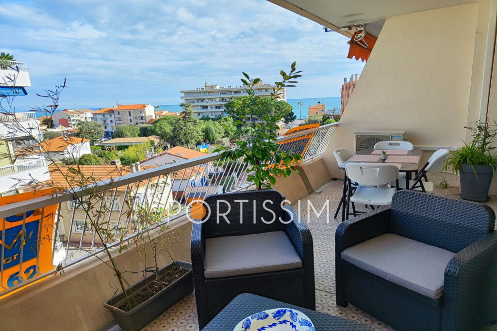 Cros de Cagnes appartement 2 pièces vue mer – 2 pièces – 1 chambre – 58.65 m²