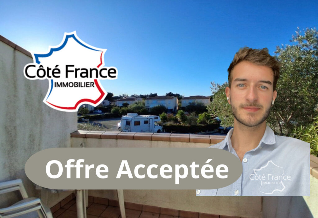 charmant appartement avec parking aux pinèdes – 2 pièces – 1 chambre – 21 m²