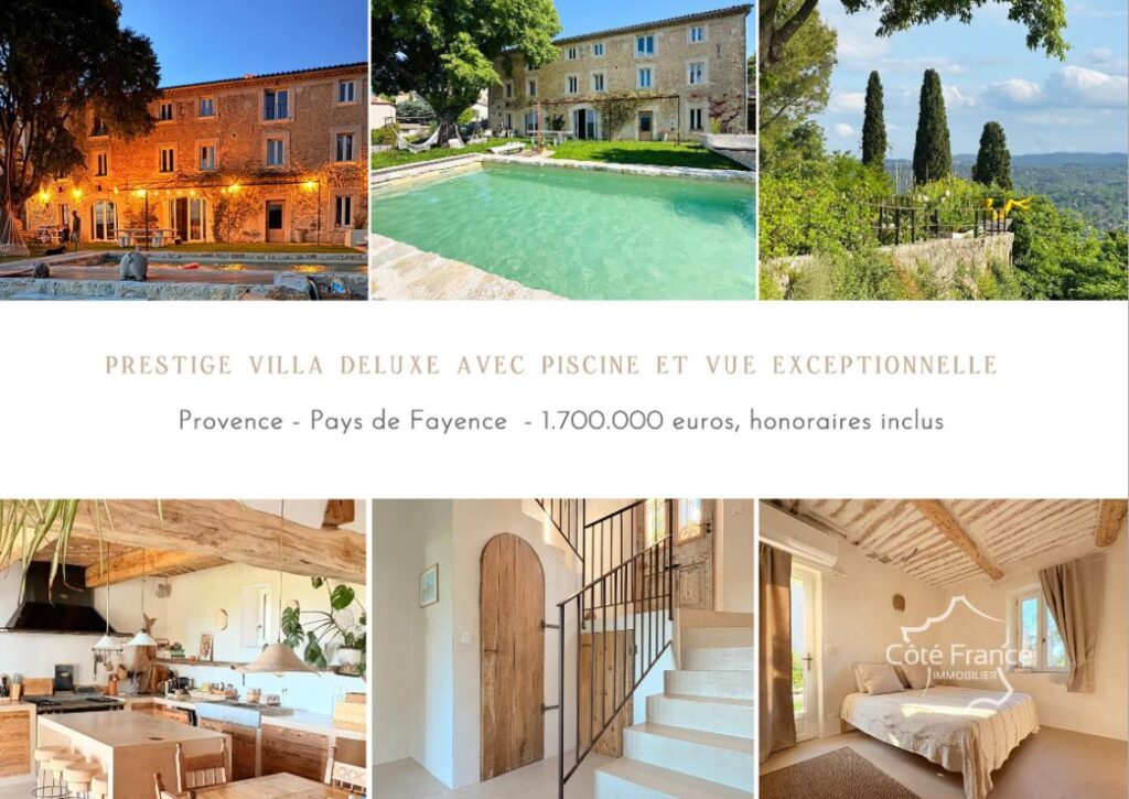 VILLA DE LUXE AVEC PISCINE ET VUE MAGNIFIQUE – 9 pièces – 6 chambres – 239 m²