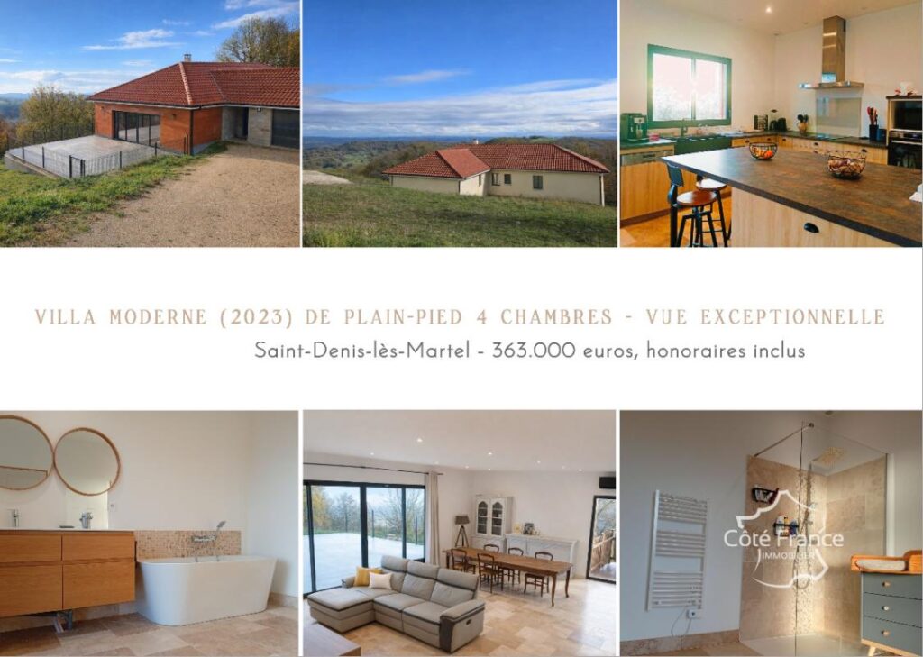 Villa moderne (2023) de plain-pied avec 4 chambres et vue im – 5 pièces – 4 chambres – 165 m²