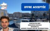 Appartement 53 m2 – T3 – Garage 24 m2 – Vue Marina – Quilles – 3 pièces – 2 chambres – 60 m²