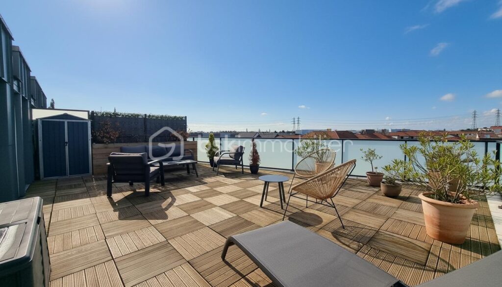 Appartement d’exception 78 m² -3 chambres- terrasse 44m²- CORMEILLES EN PARISIS (95240) – 4 pièces – 3 chambres – 78 m²