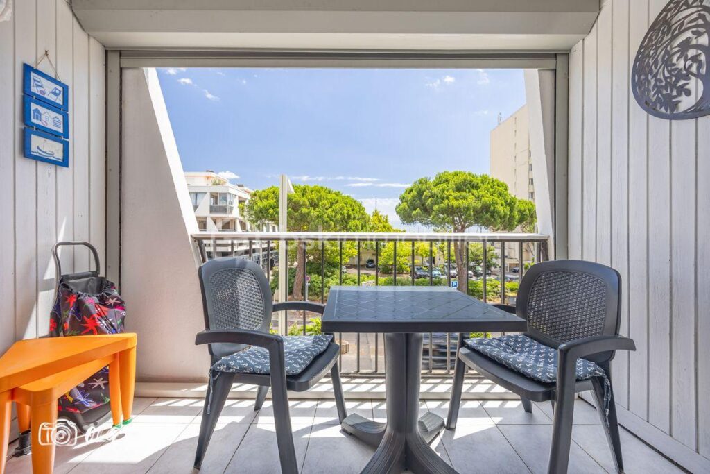 Appartement cosy avec vue dégagée à La Grande-Motte ! – 2 pièces – 1 chambre – 31 m²