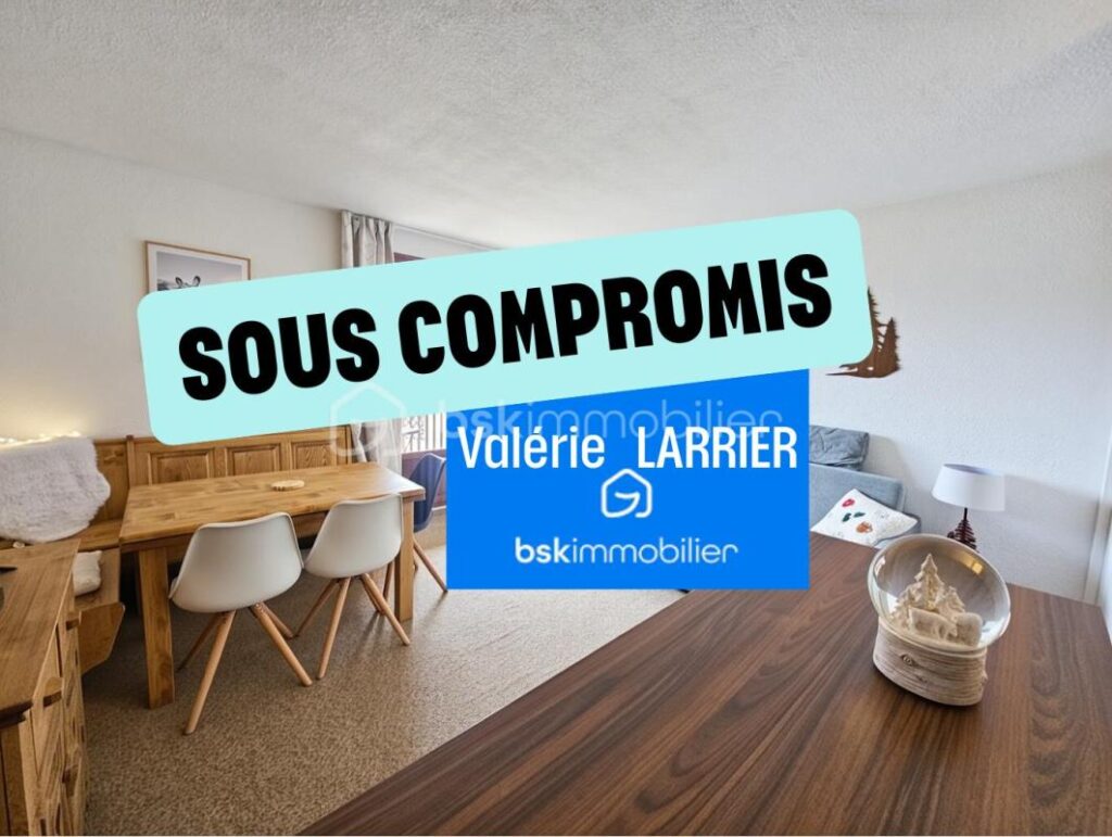 Valérie LARRIER propose en exclusivité – Studio d’environ 33 m² – Résidence Les 4 Saisons – 1 pièce – NR chambres – 32 m²