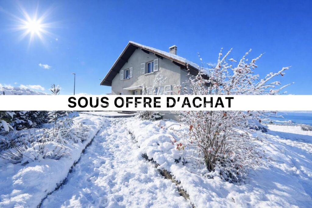 DPT HAUTE SAVOIE (74) – MAISON FAMILIALE AVEC VUE SUR LE LAC LEMAN – Lugrin (Hauteurs d’Évian) – 6 pièces – 4 chambres – 166 m²