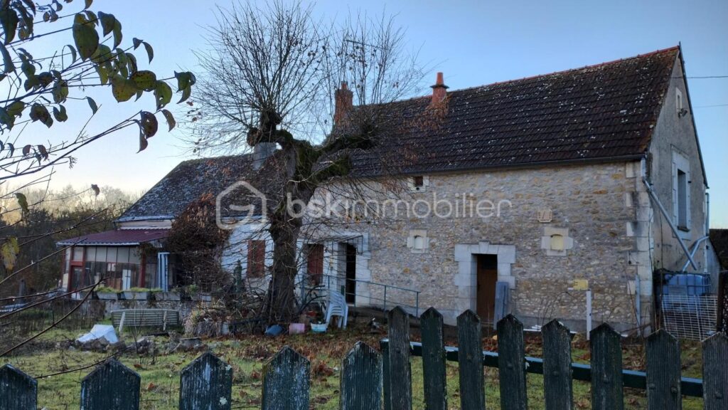 Maison 86 m² – parcelle 944 m² Chambourg-sur-Indre – 4 pièces – 3 chambres – 86 m²