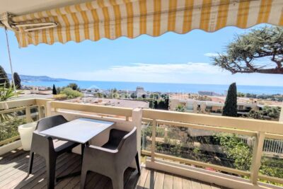APPARTEMENT 2 PIECES DE STANDING AVEC VUE MER PANORAMIQUE ET TERRASSE SUD AU CALME NICE FABRON – 2 pièces – 1 chambre – 56 m²