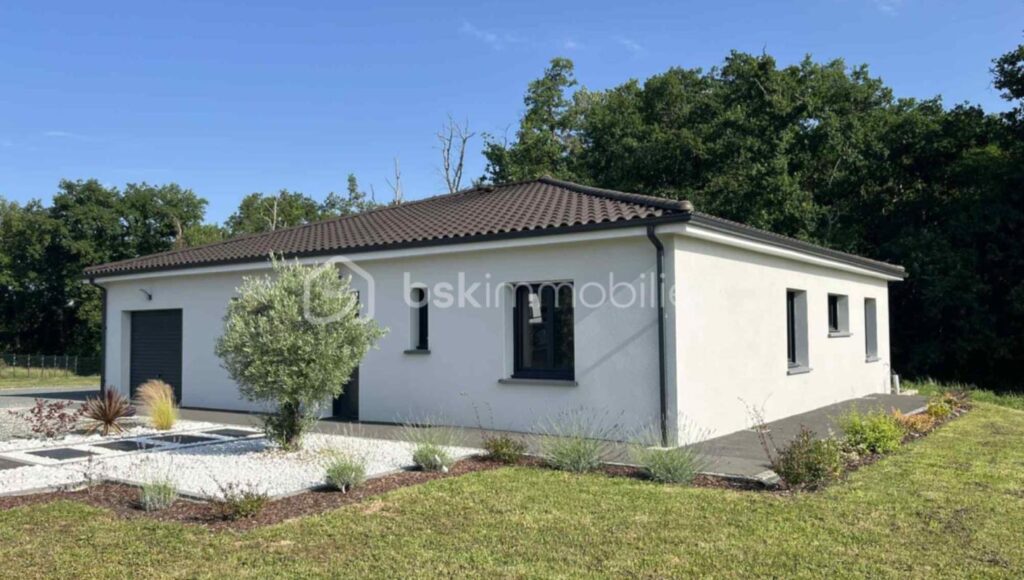 Superbe maison de plain-pied sous garantie décennale – 5 pièces – 4 chambres – 121 m²