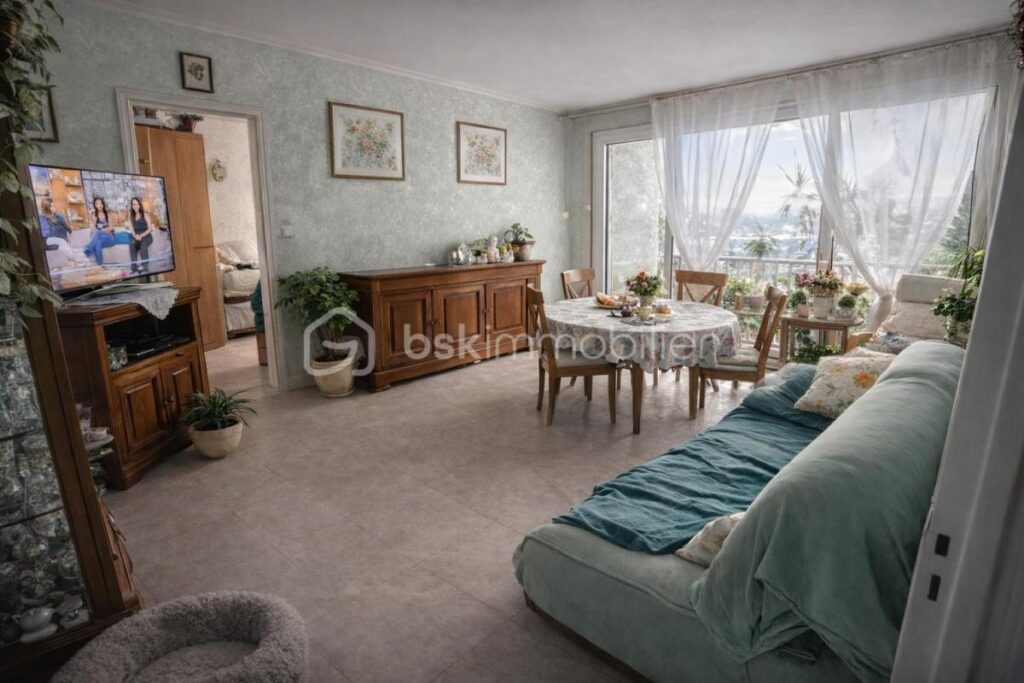 Appartement T2 de 48 m² – Les Ormeaux – 2 pièces – 1 chambre – 46 m²