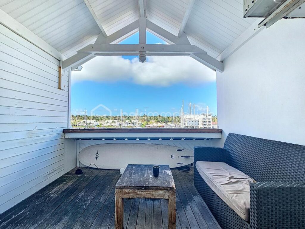 Appartement vue mer coeur de Marina Saint François – 1 pièce – 1 chambre – 26 m²