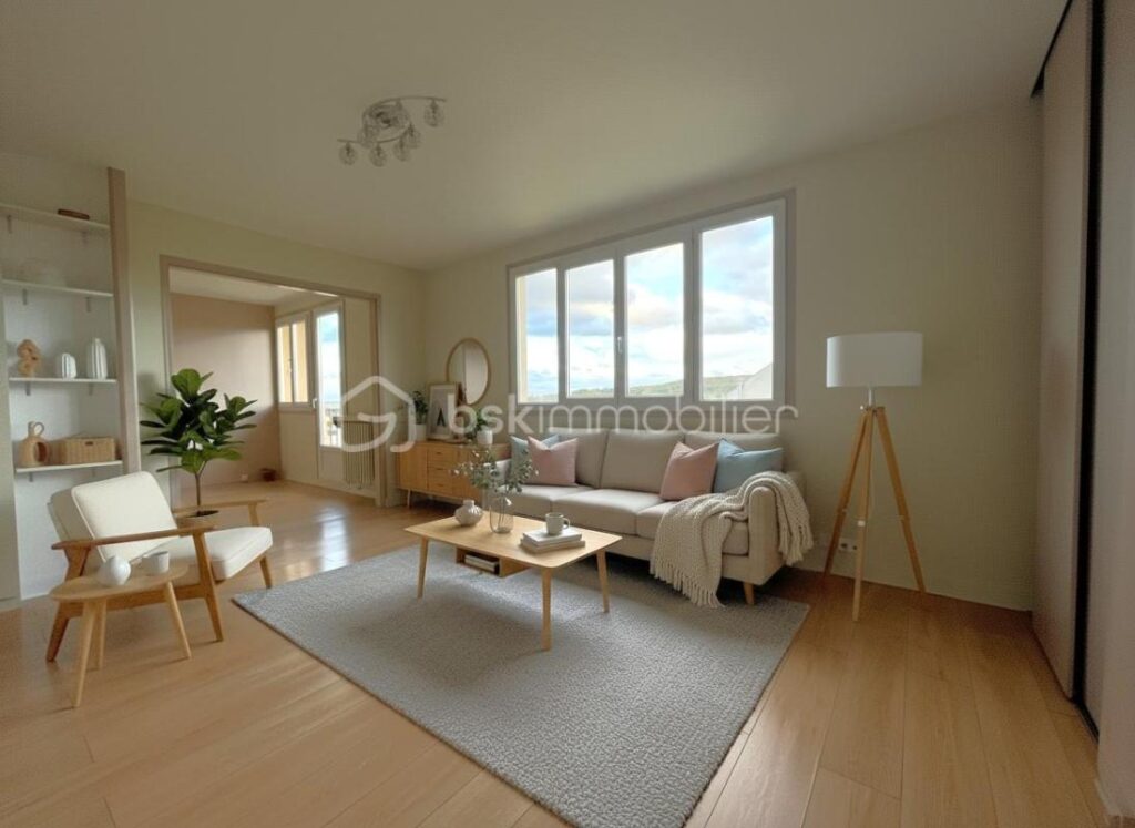 🏡 NID DOUILLET AU CŒUR D’UN ENVIRONNEMENT VERDOYANT – EMPLACEMENT IDÉAL 🌿 – 4 pièces – 2 chambres – 64 m²