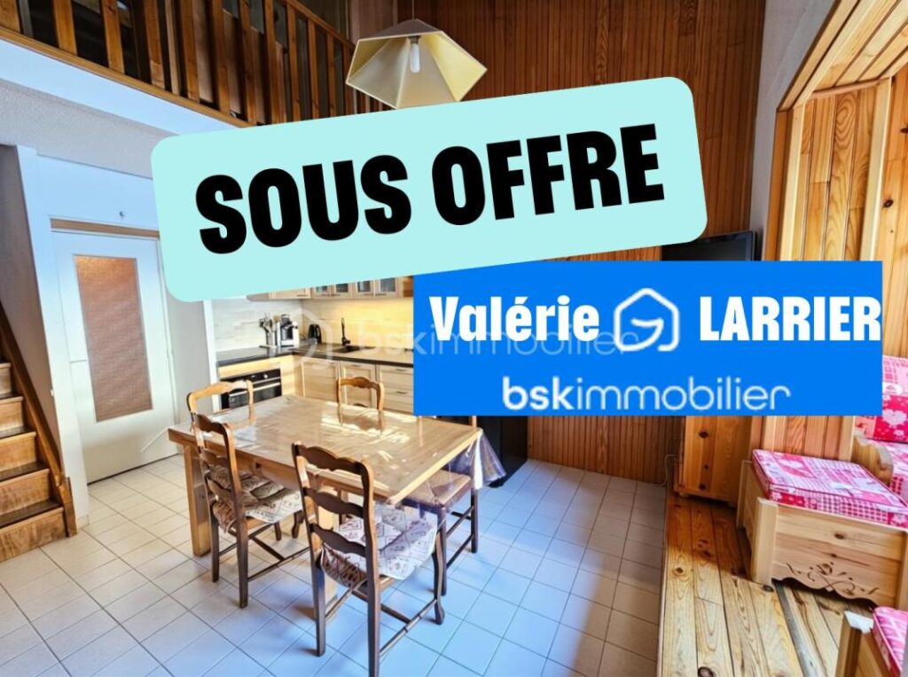 Dernier étage avec ascenseur – Appartement duplex cœur de station – 4 pièces – 2 chambres – 46 m²