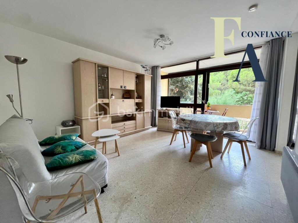 Balaruc les bains – T2 de 48m2 avec loggias – 2 pièces – 1 chambre – 48 m²