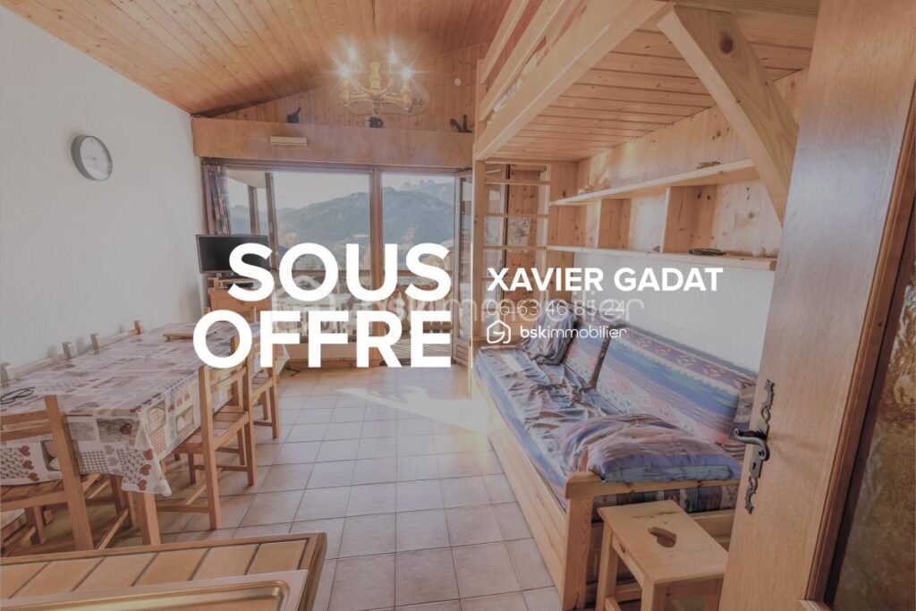 73950 – CREST-VOLAND – APPARTEMENT F2, 28M2 – PETITE COPROPRIÉTÉ – ENSOLEILLÉ, CALME – PROCHE REMONTÉES ET PROCHE CENTRE VILLAGE – 2 pièces – NR chambres – 28 m²