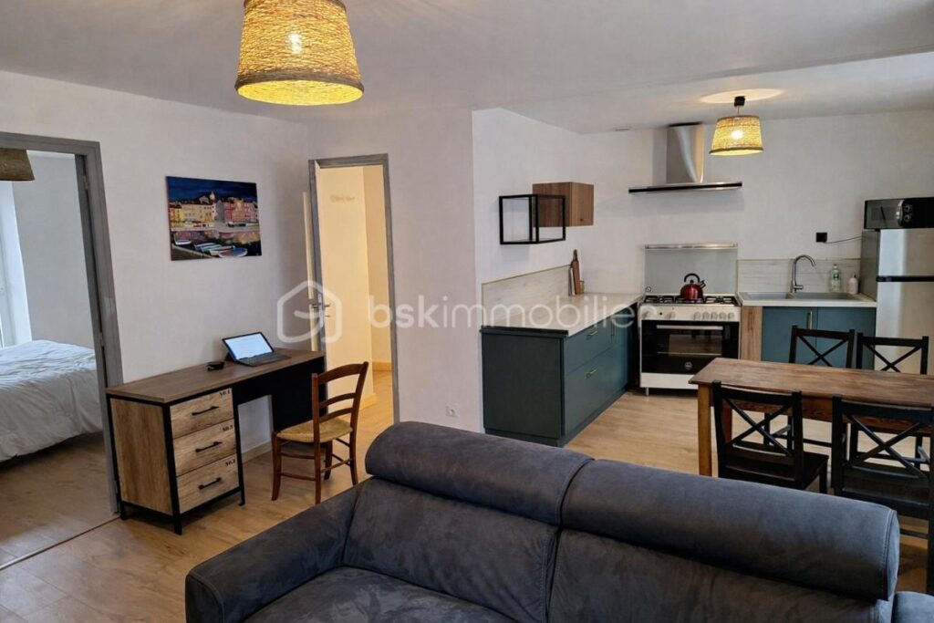 À louer – Appartement meublé avec terrasse et vue dégagée – Saint-Martin-de-Valamas (07310) – 2 pièces – 1 chambre – 44 m²