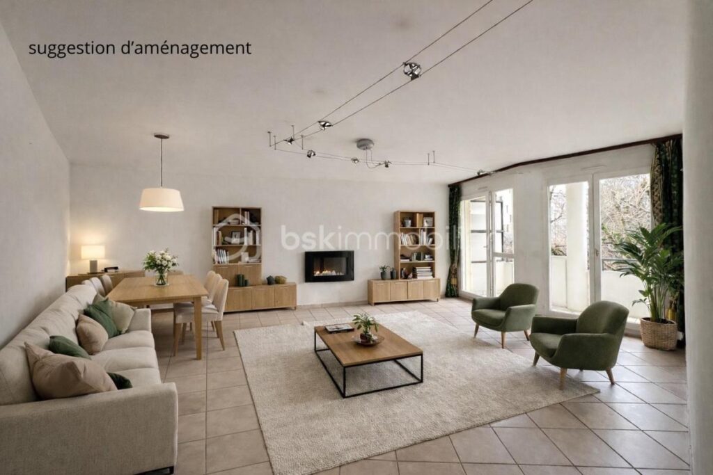 ANNECY CENTRE APPARTEMENT T4 A RENOVER QUARTIER DES ROMAINS – 4 pièces – 3 chambres – 93 m²