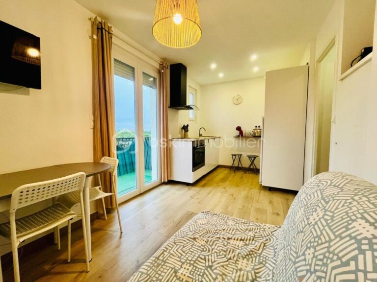 Appartement T3 rénové – Dernier étage – Vue mer & Canigou – 3 pièces – 2 chambres – 36 m²