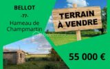 Terrain constructible 1050 m2 – Bel emplacement – NR pièces – NR chambres – 1050 m²