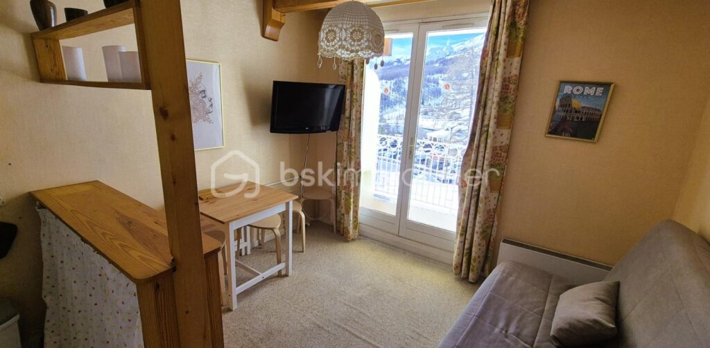 🏔️ STUDIO 4 COUCHAGES – LA FOUX D’ALLOS – ESPACE LUMIÈRE (LIAISON PRALOUP) – 1 pièce – NR chambres – 19 m²