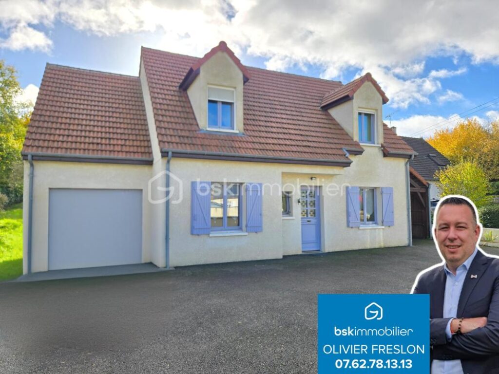 Magnifique Pavillon de plain pied de 128m² à Nevers – 7 pièces – 6 chambres – 128 m²