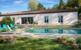 SUPERBE MAISON PLAIN PIED CONTEMPORAINE – 4 CHAMBRES – DOUBLE GARAGE – PISCINE – 5 pièces – 4 chambres – 138 m²