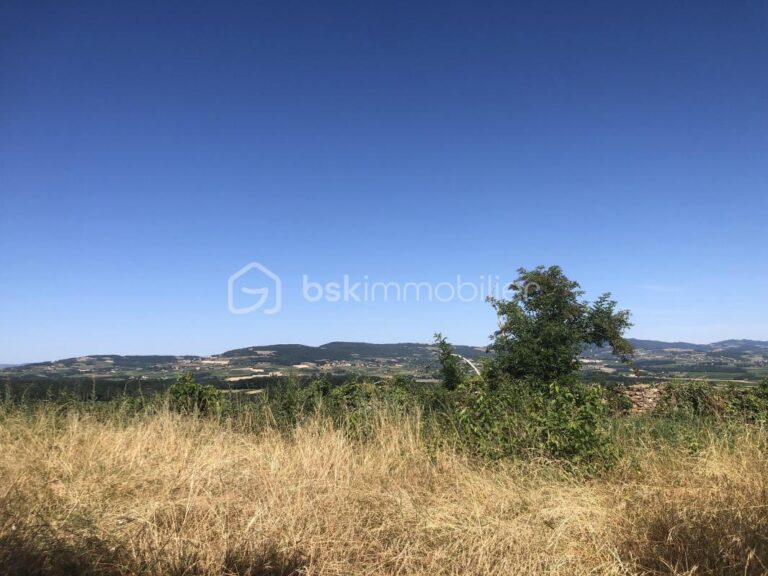 Terrain à bâtir 981 m² viabilisé – Vue Monts du Beaujolais – NR pièces – NR chambres – 981 m²