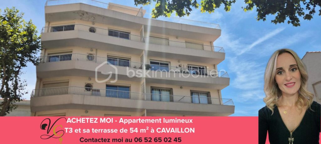 Appartement lumineux au dernier étage avec terrasse et parking sécurisé – 3 pièces – 2 chambres – 68 m²