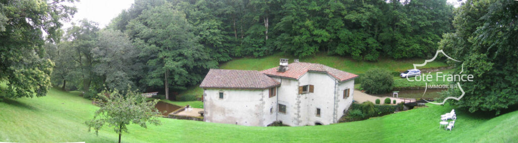 Ancien moulin avec droit d’eau et 2,2 hectares du terrain, C – 7 pièces – 4 chambres – 209 m²