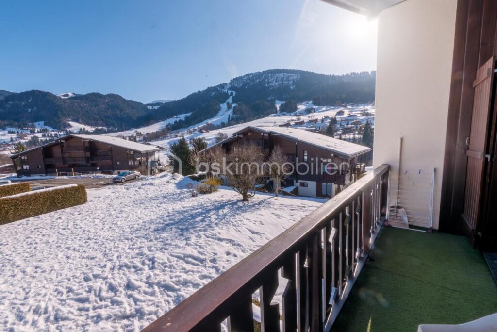 74120 PRAZ-SUR-ARLY – APPARTEMENT 1 CHAMBRE + MEZZANINE – VUE MONTAGNE – PROCHE CENTRE VILLAGE ET PISTES DE SKI – 2 pièces – 2 chambres – 23 m²