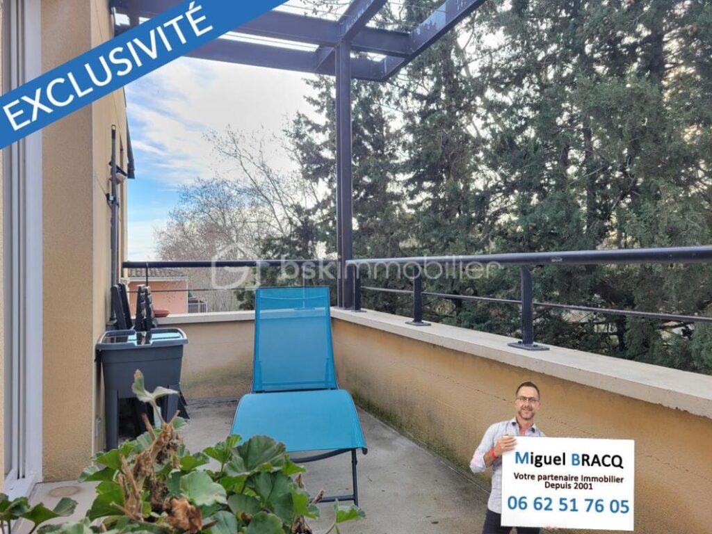 Appartement T2 de 45 m² + 1 terrasse + 1 parking sécurisé, quartier ancienne route de Bédarieux sur Béziers 34500 – 2 pièces – 1 chambre – 44 m²
