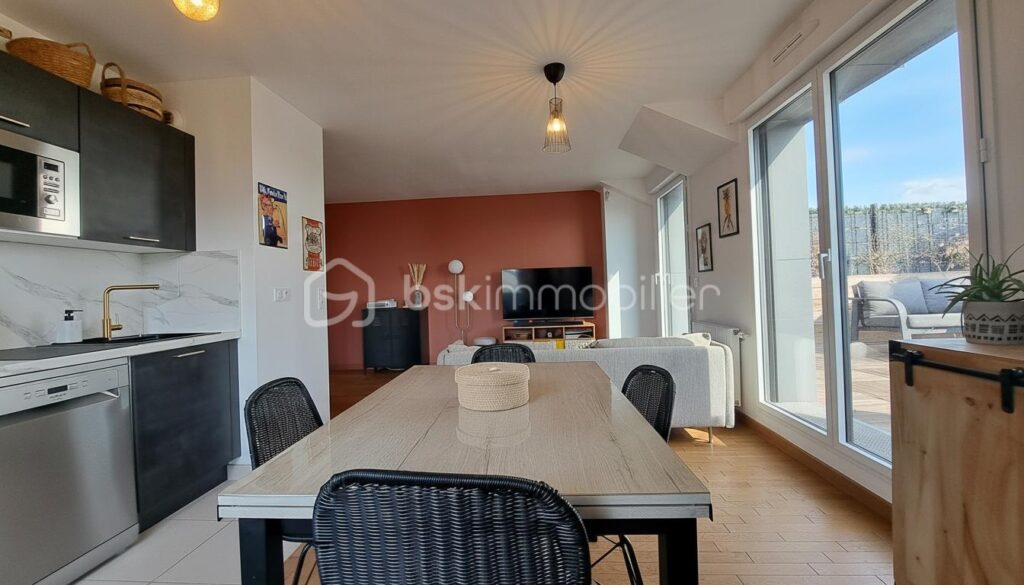 Appartement d’exception 78 m² -3 chambres- terrasse 44m²- CORMEILLES EN PARISIS (95240) – 4 pièces – 3 chambres – 78 m²
