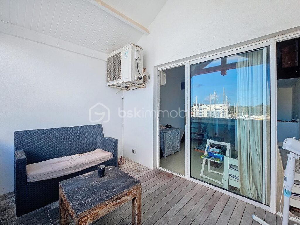 Appartement vue mer coeur de Marina Saint François – 1 pièce – 1 chambre – 26 m²