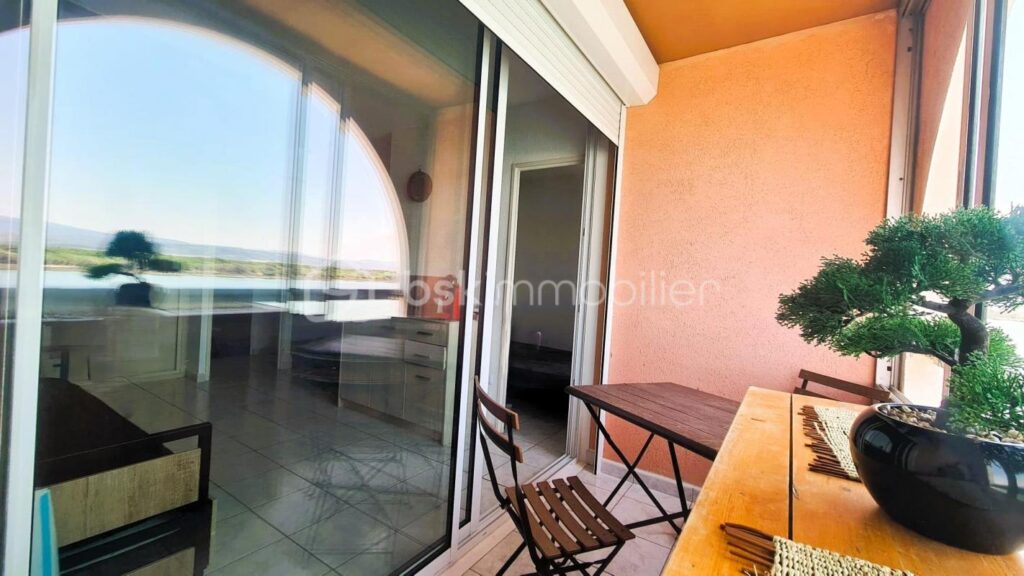 *** Appartement de 29m² T2 avec VUE +++ sur mer à Port-Leucate *** – 2 pièces – 1 chambre – 23 m²