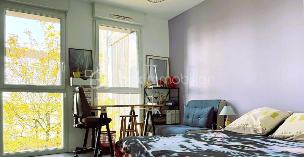 Nantes – Ile de Nantes Palais des Sports – Appartement 4 pièces – 3 chambres – 3 terrasses – Double garage – 4 pièces – 3 chambres – 104 m²