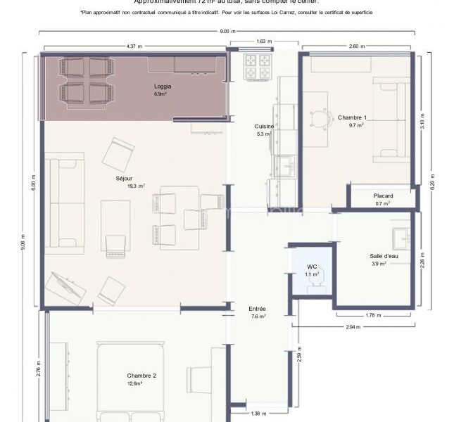 Appartement à vendre à La grande motte