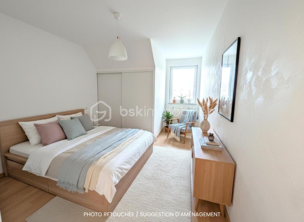 Appartement 2 chambres – 65 m² de lumière, SANS VIS-À-VIS, en hyper-centre, avec STATIONNEMENT et SOLARIUM extérieur – 3 pièces – 2 chambres – 64 m²