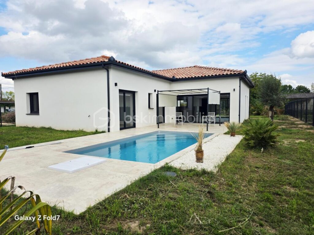 T5 contemporaine plain-pied Falguieres – 5 pièces – 4 chambres – 137 m²