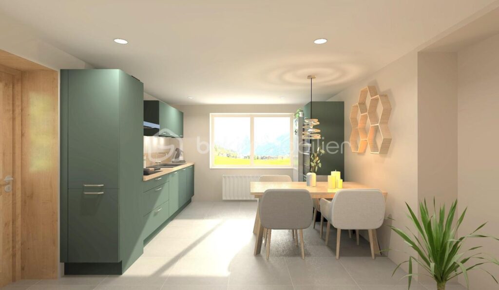 MAISON AVEC VUE SUR LE MONT BLANC – 8 pièces – 4 chambres – 353 m²