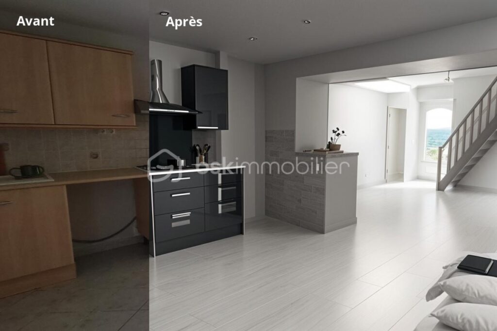 Antisanti- Maison de village 87m2 – 4 pièces – 3 chambres – 87 m²